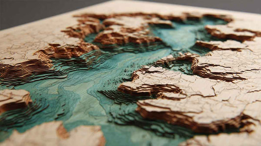 What is 3D lake art