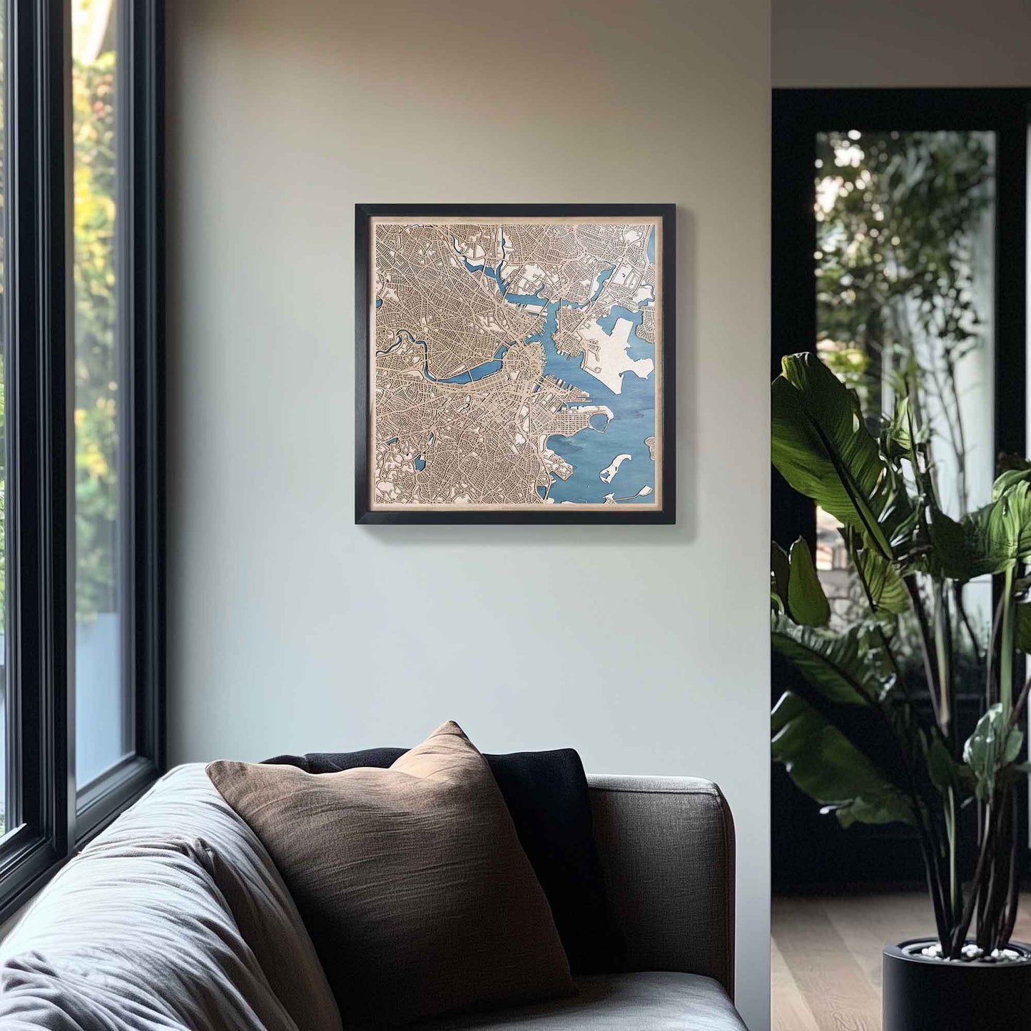 A unique Boston home decor gift to enhance any living space.
