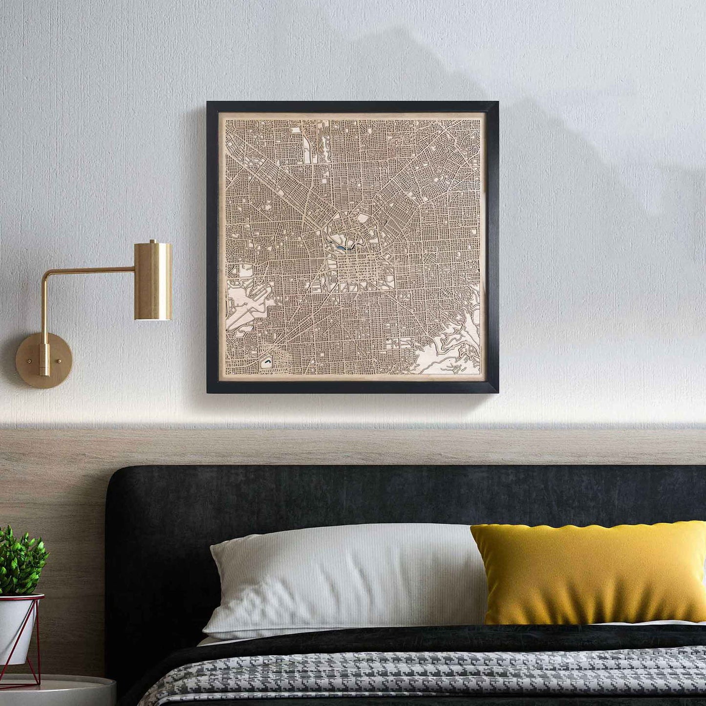 Adelaide Wooden Map by CityWood - Custom Wood Map Art - Unique Laser Cut Engraved - Anniversary Gift