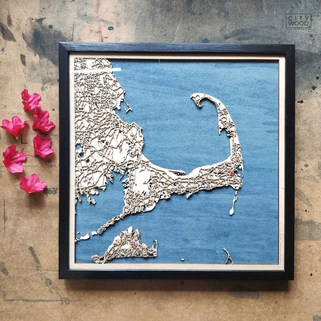 5th Anniversary Gift Ideas: Customized Laser-Cut and Engraved Wooden Maps