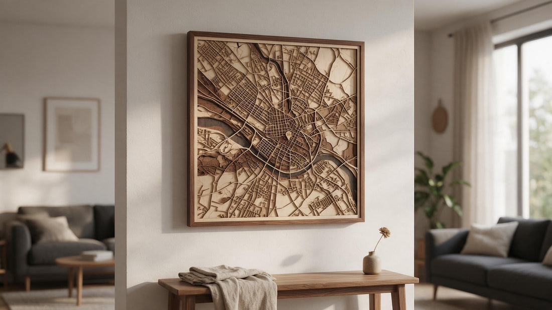 5th Anniversary Gift Guide Why a 3D Wooden Map Beats Jewelry