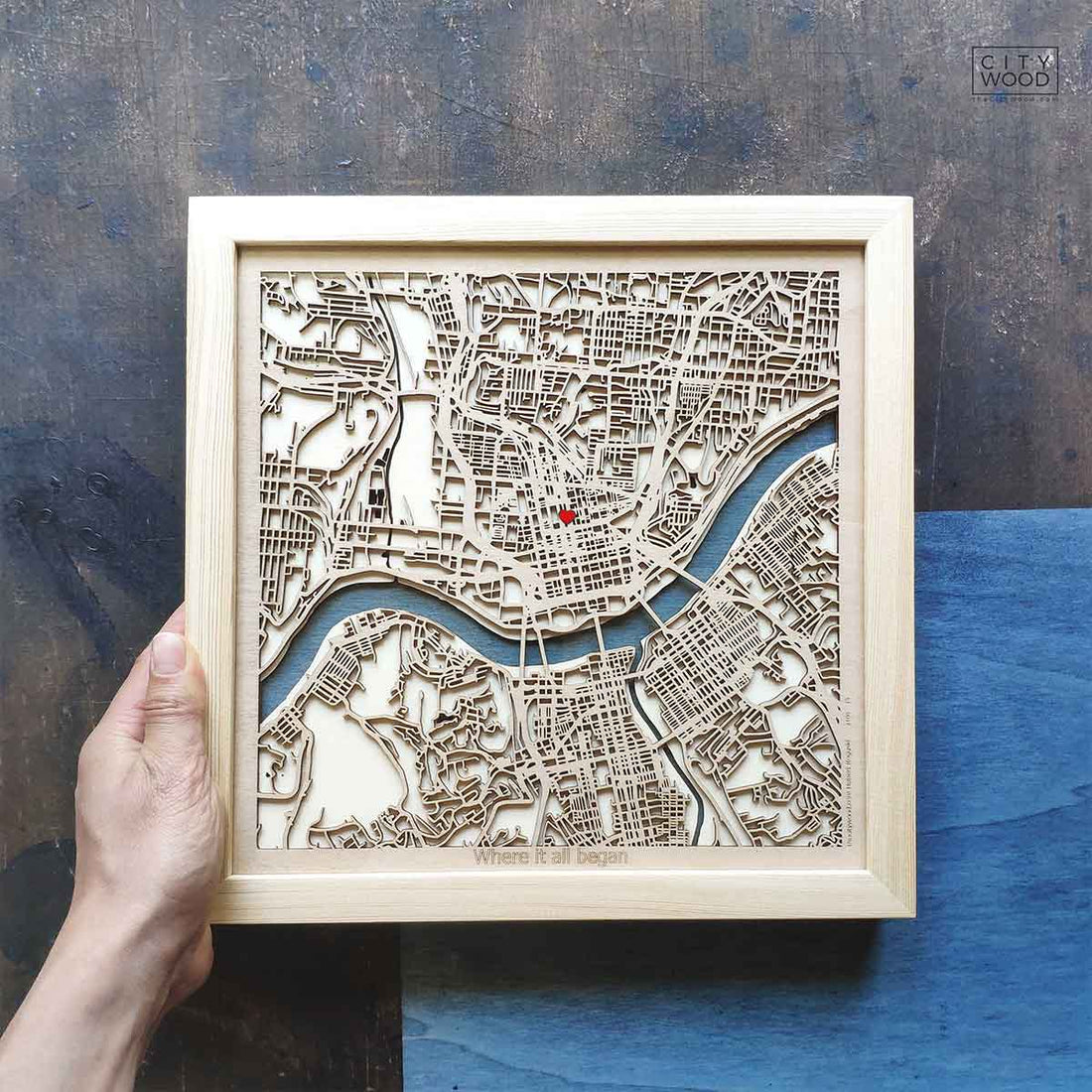 Unique Anniversary Gifts for Him: Personalized Engraved Wooden Maps | Handcrafted & Customized