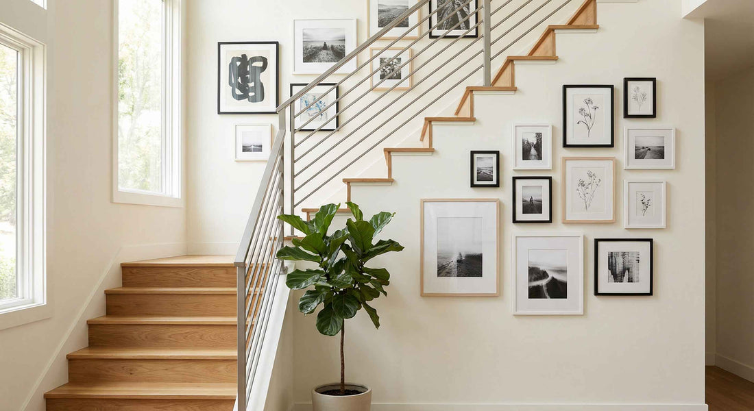 How to Arrange Pictures on a Stair Wall