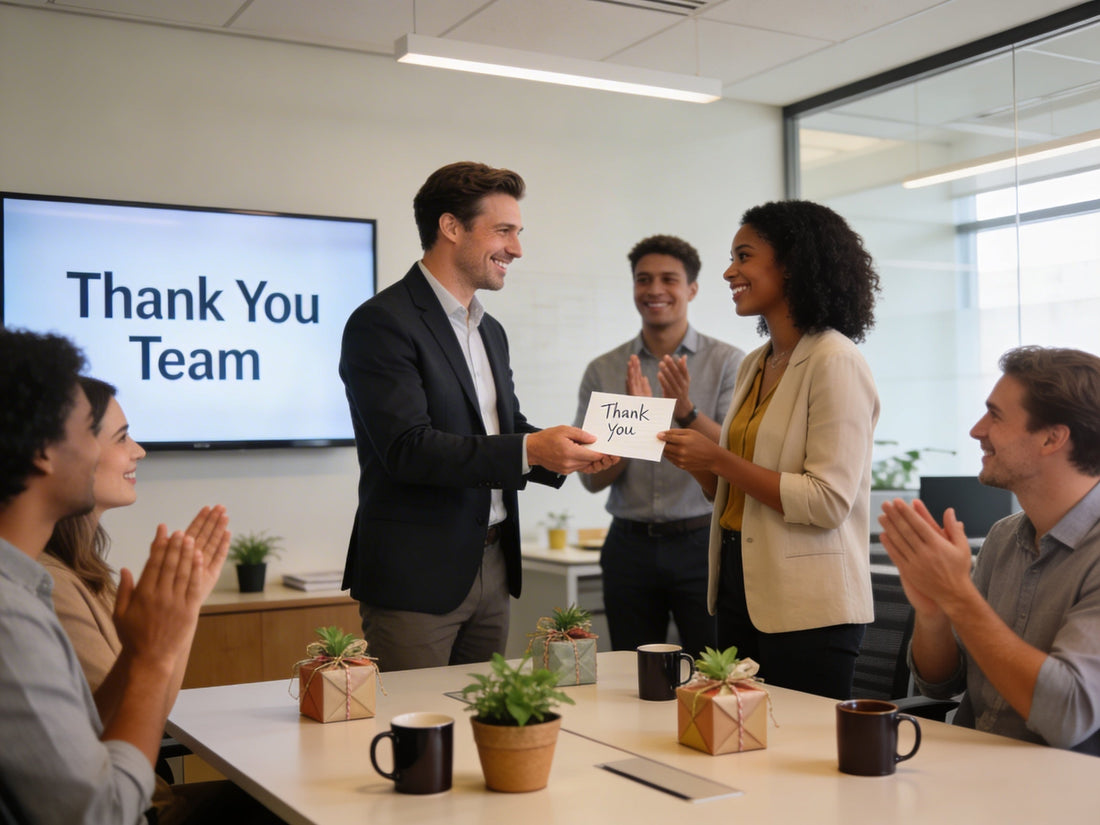 How to show staff they are appreciated
