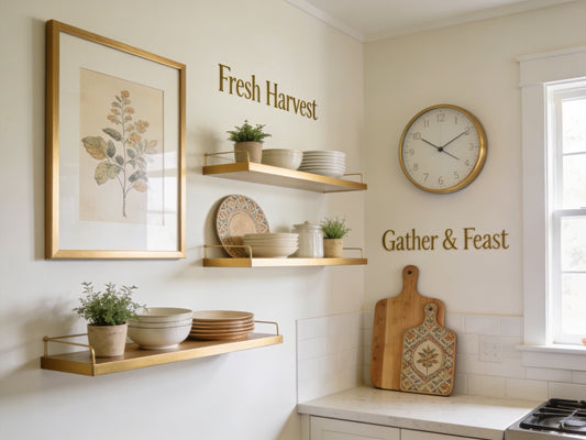 How to wall decor for kitchen walls