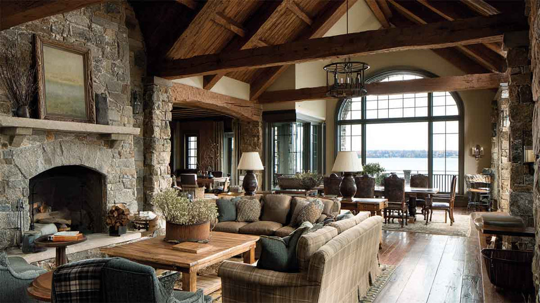 What are some traditional lake house decor ideas?