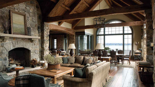 What are some traditional lake house decor ideas?