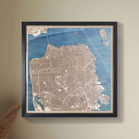 Bold San Francisco urban wall art, perfect for adding city vibes to your walls.