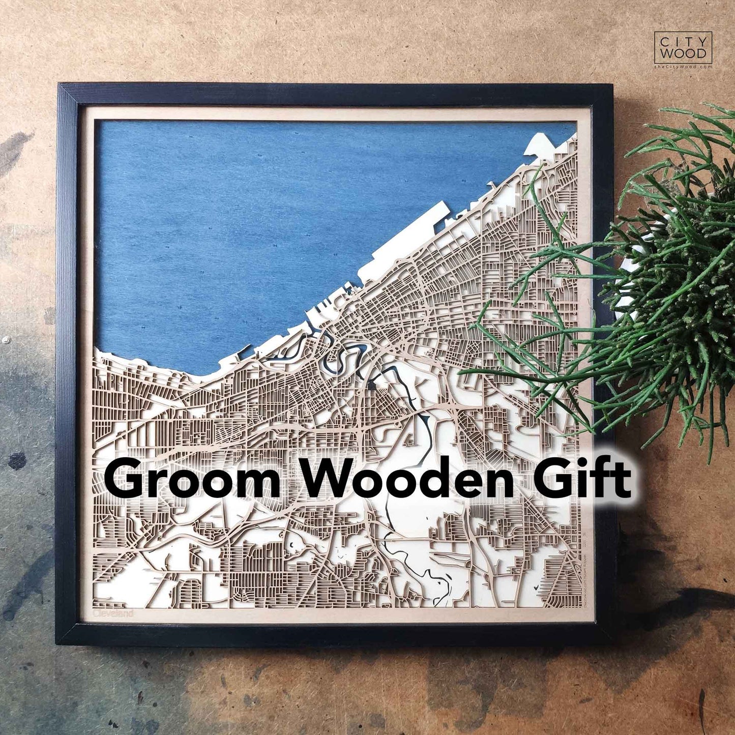 Groom wooden gift