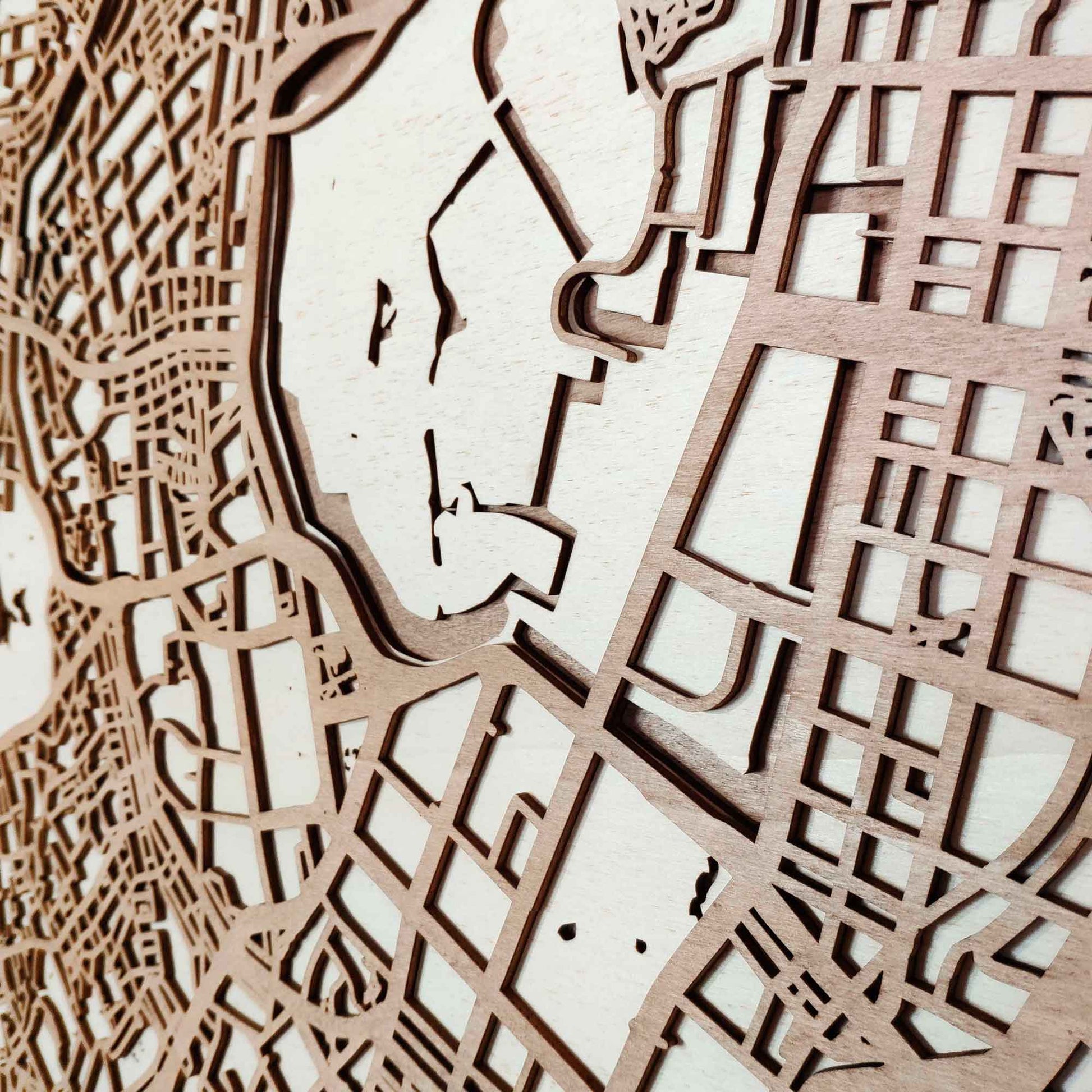 Tokyo - Wooden Map Wall Art by CityWood - Custom Wood Map Art - Unique Laser Cut Engraved - Anniversary Gift