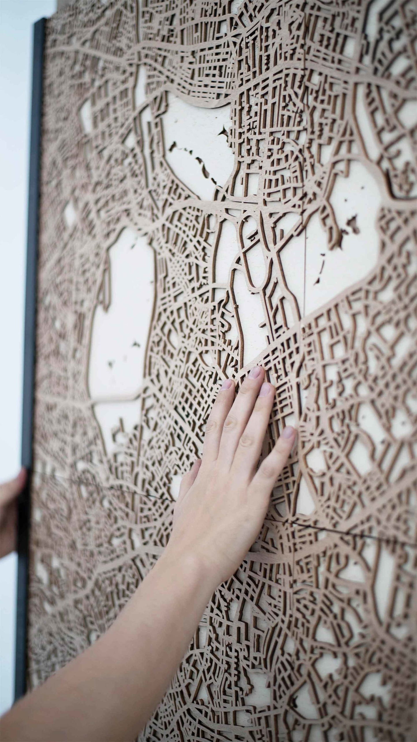 Tokyo - Wooden Map Wall Art by CityWood - Custom Wood Map Art - Unique Laser Cut Engraved - Anniversary Gift